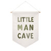 Picture of Little Man Cave Pennant Flag Wall Art Banner, Kids Room Decor, Nursery Wall Decor, Little Man Cave Sign, Hanging Canvas Banner, Baby Boy Wall Art, Kids Wall Art, Boys Room Decor, Boy Nursery Decor