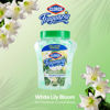 Picture of Clorox Fraganzia Air Freshener Crystal Beads White Lily Bloom 12oz Jar | Long-Lasting Air Freshener Beads | Easy to Use Vented Jar Air Scent Beads for Homes, Bathrooms, Closets, Car or Office