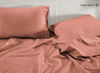 Picture of LANE LINEN 100% Organic Cotton Twin Sheets Set,3-Piece Pure Organic Cotton Percale Sheets, Long Staple Cotton Sheets, Ultra Soft Bedding Sheets, Breathable, Fits Mattress Upto 15" Deep - Rose Dawn