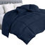 Picture of Utopia Bedding Comforter Duvet Insert, Quilted Comforter with Corner Tabs, Box Stitched Down Alternative Comforter Queen (Navy)