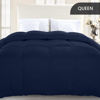 Picture of Utopia Bedding Comforter Duvet Insert, Quilted Comforter with Corner Tabs, Box Stitched Down Alternative Comforter Queen (Navy)