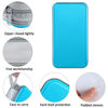 Picture of CD Case, Siveit DVD Case Holder 96 Capacity Hard Plastic CD DVD Disc Cases Storage Binder Wallet for Car Home Office Travel (Sky Blue)