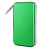 Picture of CD Case, Siveit DVD Case Holder 96 Capacity Hard Plastic CD DVD Disc Cases Storage Binder Wallet for Car Home Office Travel (Green)