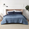 Picture of Bedsure Queen Comforter Set - Cooling and Warm Bed Set, Navy Blue Reversible All Season Cooling Comforter, 3 Pieces, 1 Queen Size Comforter (88"x88") and 2 Pillow Cases (20"x26")