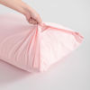 Picture of FLXXIE Body Pillow Cover - Super Soft Microfiber 20x54 Body Pillow Case - Envelope Closure, Wrinkle, Stain Resistant Blush Pink Body Pillow Cover, 20x54, Blush Pink