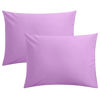 Picture of FLXXIE Microfiber Pillow Cases Standard Size, Soft Pillowcases with Envelope Closure, Wrinkle, Stain Resistant Pillow Covers, 20x26, Lavender