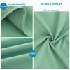 Picture of FLXXIE Body Pillow Cover - Super Soft Microfiber 20x54 Body Pillow Case - Envelope Closure, Wrinkle, Stain Resistant Sea Green Body Pillow Cover, 20x54, Sea Green