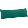 Picture of FLXXIE Body Pillow Cover - Super Soft Microfiber 20x54 Body Pillow Case - Envelope Closure, Wrinkle, Stain Resistant Dark Green Body Pillow Cover, 20x54, Dark Green