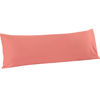 Picture of FLXXIE Body Pillow Cover - Super Soft Microfiber 20x54 Body Pillow Case - Envelope Closure, Wrinkle, Stain Resistant Coral Body Pillow Cover, 20x54, Coral