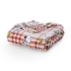 Picture of Berkshire Blanket Peanuts® VelvetLoft® Cute Character Snoopy Plush Throw Blanket,Peanuts Snoopy and Woodstock Wood Holiday Plaid,Throw 55 in x 70 in (Official Peanuts® Product)