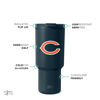 Picture of Simple Modern Officially Licensed NFL Chicago Bears 30 oz Tumbler with Flip Lid and Straws | Insulated Cup Stainless Steel | Gifts for Men Women | Trek Collection | Chicago Bears