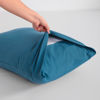 Picture of FLXXIE Microfiber Pillow Cases Standard Size, Soft Pillowcases with Envelope Closure, Wrinkle, Stain Resistant Pillow Covers, 20x26, Teal