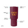 Picture of Simple Modern Officially Licensed NFL Washington Commanders 30oz Tumbler with Flip Lid and Straws | Insulated Cup Stainless Steel | Gifts for Men Women | Trek Collection | Washington Commanders