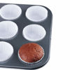 Picture of Caperci Standard White Cupcake Liners 500 Count, No Smell, Food Grade & Grease-Proof Baking Cups Paper