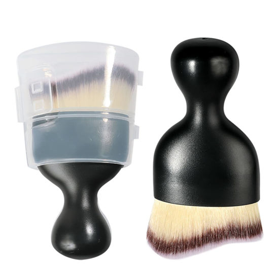 Picture of AOCISKA Car Interior Detailing Brush,Soft Bristle Cleaning Brush Car Detailing Brush Dusting Brush,Car Interior Cleaning Tool,Auto Detail Brush Car Dash Duster Brush (Tri-Color with Cap)