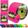 Picture of TECEUM Paracord Type III 550 Sofit Pink - 1000 ft - 4mm - Tactical Rope MIL-SPEC - Outdoor para Cord - Camping Hiking Fishing Gear - EDC Parachute Cord - Strong Survival Rope 315
