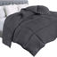 Picture of Utopia Bedding Comforter Duvet Insert, Quilted Comforter with Corner Tabs, Box Stitched Down Alternative Comforter Queen (Grey)