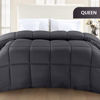 Picture of Utopia Bedding Comforter Duvet Insert, Quilted Comforter with Corner Tabs, Box Stitched Down Alternative Comforter Queen (Grey)