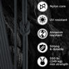 Picture of TECEUM Paracord Type III 550 Basalt - 1000 ft - 4mm - Tactical Rope MIL-SPEC - Outdoor para Cord -Camping Hiking Fishing Gear and Equipment - EDC Parachute Cord - Strong Survival Rope 409