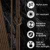 Picture of TECEUM Paracord Type III 550 Copper Brown - 200 ft - 4mm - Tactical Rope MIL-SPEC - Outdoor para Cord - Camping Hiking Fishing Gear - EDC Parachute Cord - Strong Survival Rope 015