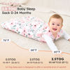 Picture of Yoofoss Baby Sleep Sack 12-18 Months, TOG 2.5 Baby Wearable Blanket with 2-Way Zipper, 100% Cotton Fabric Winter Newborn Sleeping sack, Warm Soft Comfy(Large)