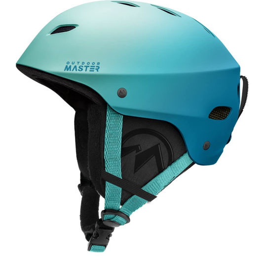 Picture of OutdoorMaster Kelvin Ski Helmet - Snowboard Helmet for Men, Women & Youth (Gradient Green,M)
