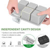 Picture of Large Ice Cube Tray for Whiskey: FDDBI Big Square Ice Cube Maker for Cocktail - 3Pack Silicone Old Fashioned Ice Cube Trays - 2inch Huge Cubed Ice Trays for Whisky