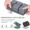 Picture of Large Ice Cube Tray for Whiskey: FDDBI Big Square Ice Cube Maker for Cocktail - 3Pack Silicone Old Fashioned Ice Cube Trays - 2inch Huge Cubed Ice Trays for Whisky