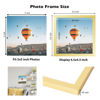 Picture of JCJMY 5x5 Picture Frame Gold for Wall Hanging or Tabletop, Wall Mounting Horizontally or Vertically, 5 x 5 Square Wall Gallery Poster Photo Frame with Shatter Resistant Plexiglass, Gold