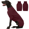 Picture of IECOii Extra-Large Dog Sweater 5XL,Christmas Dog Sweaters for Extra Large Dogs Girl Boy,Turtleneck Knitted Knitwear Easy On Doggie Sweatshirt Dog Sweater for Doberman,Great Dane(Wine red,XXXXXL)