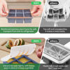 Picture of Large Ice Cube Tray for Whiskey: FDDBI Big Square Ice Cube Maker for Cocktail - 3Pack Silicone Old Fashioned Ice Cube Trays - 2inch Huge Cubed Ice Trays for Whisky