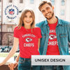Picture of Team Fan Apparel NFL Adult Gameday T-Shirt - Cotton Blend - Tagless - Semi-Fitted - Unleash Your Team Spirit During Game Day (Kansas City Chiefs - Red, Adult X-Large)