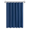 Picture of Mrs Awesome Navy Shower Curtain Liner with 3 Magnets, 72x72 Premium Flexible Sturdy Plastic Shower Curtain for Bathroom Lightweight & Waterproof, Navy Blue
