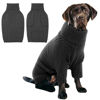 Picture of IECOii XL Dog Sweater,Fall Doggy Clothes for Extra Large Dogs Girl Boy,Warm Pullover Xmas Doggie Costume Clothes,Solid Color Pet Winter Apparel for Pitbull,Labrador Retriever(Grey,XLarge)