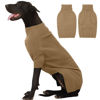 Picture of IECOii Extra-Large Dog Sweater 5XL,Christmas Dog Sweaters for Extra Large Dogs Girl Boy,Turtleneck Knitted Knitwear Easy On Doggie Sweatshirt Dog Sweater for Doberman,Great Dane(Camel,XXXXXL)