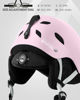 Picture of OutdoorMaster Kelvin Ski Helmet - Snowboard Helmet for Men, Women & Youth (Matte Pink,S)
