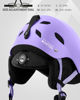 Picture of OutdoorMaster Kelvin Ski Helmet - Snowboard Helmet for Men, Women & Youth (Matte Purple,L)
