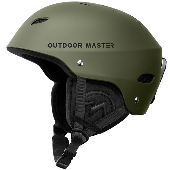 Picture of OutdoorMaster Kelvin Ski Helmet - Snowboard Helmet for Men, Women & Youth (Green,S)
