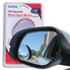Picture of LivTee Blind Spot Mirror, Oval HD Glass Frameless Convex Rear View Mirror with wide angle Adjustable Stick for Cars SUV and Trucks, Pack of 2