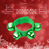 Picture of Augshy 12Pcs Christmas Wrist Bells Bracelets, Wrist Band Jingle Bells with Red Green Bells, Musical Instruments Adjustable Hand Ankle Bells for Christmas Gifts Kids Party Favor Toys