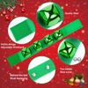 Picture of Augshy 12Pcs Christmas Wrist Bells Bracelets, Wrist Band Jingle Bells with Red Green Bells, Musical Instruments Adjustable Hand Ankle Bells for Christmas Gifts Kids Party Favor Toys