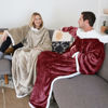 Picture of Catalonia Sherpa Wearable Blanket with Sleeves Arms, Comfy Sleeved TV Wrap Blanket, Large Snuggly Throw for Women and Men, Gift for Her