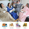 Picture of Catalonia Sherpa Wearable Blanket with Sleeves Arms, Comfy Sleeved TV Wrap Blanket, Large Snuggly Throw for Women and Men, Gift for Her