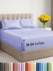 Picture of Extra Deep Twin Sheet Set - 4 Piece Breathable & Cooling Sheets - Hotel Luxury Bed Sheets Set - Easy & Secure Fit - Soft, Wrinkle Free & Comfy Sheets Set - Lavender Sheet Set with Extra Deep Pockets