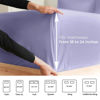 Picture of Extra Deep Split King Sheet Set - 7 Piece Breathable and Cooling Sheets - Hotel Luxury Bed Sheets Set - Easy Fit - Soft, Wrinkle Free and Comfy Sheets Set - Lavender Sheet Set with Extra Deep Pockets