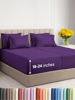 Picture of Extra Deep Split King Sheet Set - 7 Piece Breathable and Cooling Sheets - Hotel Luxury Bed Sheets Set - Easy Fit - Soft, Wrinkle Free and Comfy Sheets Set - Purple Sheet Set with Extra Deep Pockets