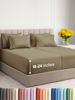 Picture of Extra Deep Split King Sheet Set - 7 Piece Breathable & Cooling Sheets - Hotel Luxury Bed Sheets Set - Easy & Secure Fit - Soft, Wrinkle Free & Comfy Sheets Set - Khaki Sheet Set w/Extra Deep Pockets