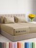 Picture of Extra Deep Full Sheet Set - 6 Piece Breathable and Cooling Sheets - Hotel Luxury Bed Sheets Set - Easy Fit - Soft, Wrinkle Free and Comfy Sheets Set - Heathered Tan Sheet Set with Extra Deep Pockets