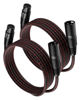 Picture of VANDESAIL XLR Cables 6 FT 2 Pack, XLR Microphone Cable 3-Pin Male to Female Balanced Mic Cable XLR to XLR Speaker Heavy Duty Mic Patch Cords for Microphones, Mixer, XLR Speaker Systems etc