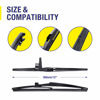 Picture of 5 PLUS Replacement For TOYOTA 4Runner 2020 2019 2018 2017 2016 2015 2014 2013 2012 2011 2010 (Set of 3), 24 Inch + 20 Inch Windshield Wiper Blades with 12 Inch Rear Wiper Blade